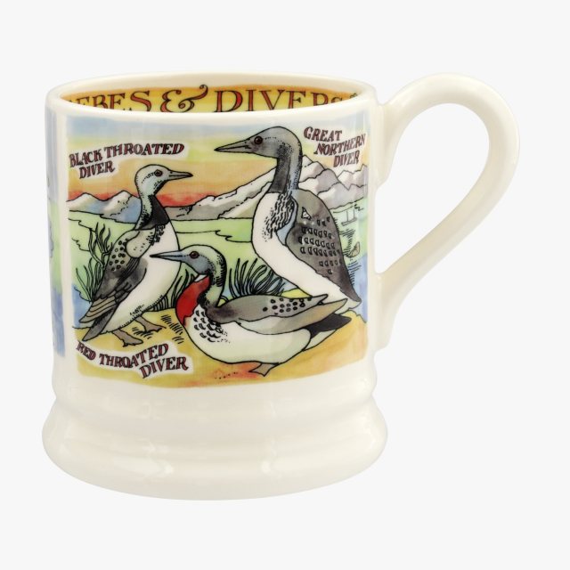 Emma Bridgewater Divers & Grebes 0.5pt Mug