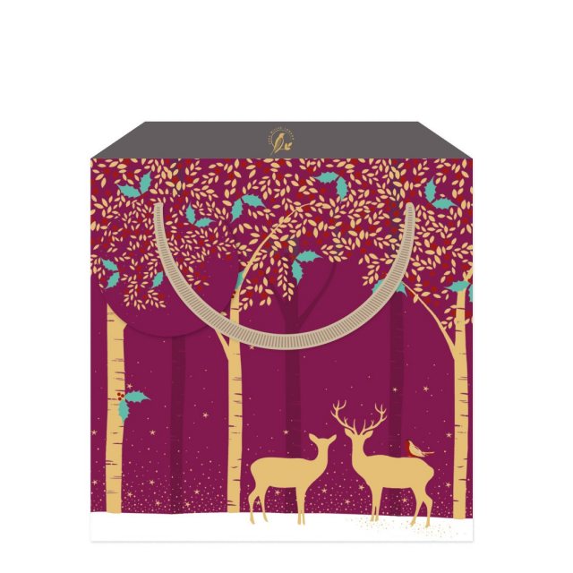 Sara Miller London Sara Miller Large Green Birds Cosmetic Bag