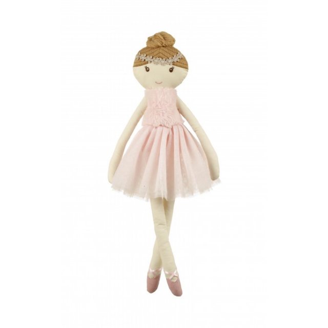 Orange Tree Powell Craft Rag Doll with Floral Garden Dress