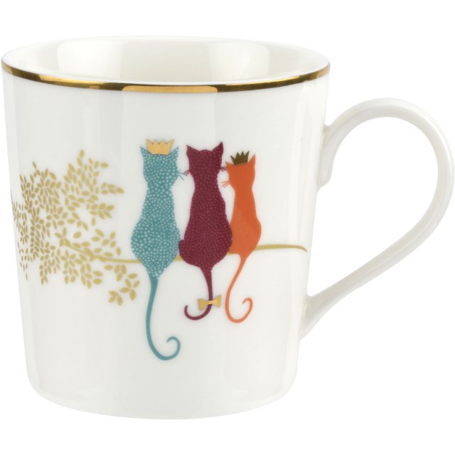 Sara Miller London D/C   Sara Miller Feline Friends Mug