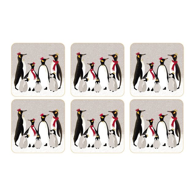 Sara Miller London Yvonne Elllen Slogan Coaster Set of 4