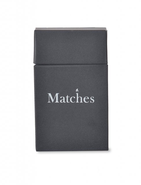 Steel Match Box Carbon