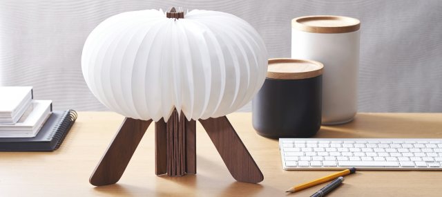 Gingko Gingko Smart Book Light - Mini Brown Leather