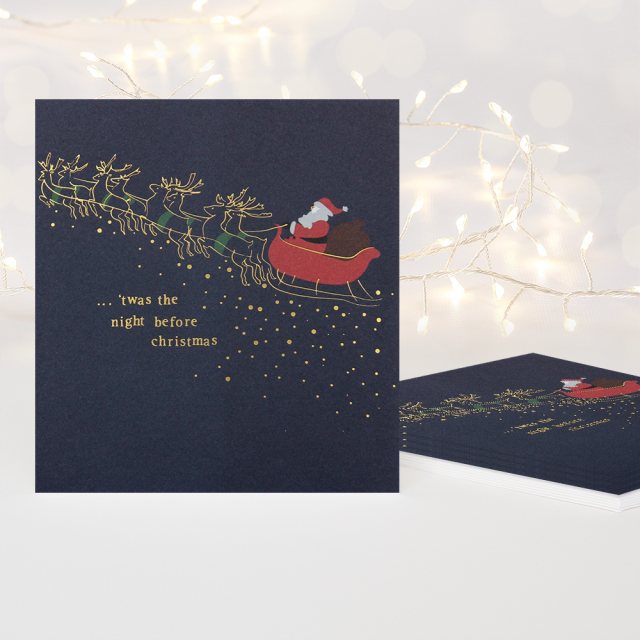 Caroline Gardner Frank & Friends Christmas Charity Cards - 6 Pack