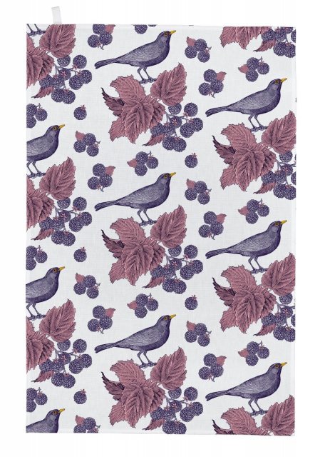 Thornback & Peel Thornback & Peel Classic Blackbird & Bramble Tea Towel