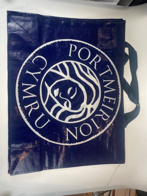 Portmeirion Cymru Bag Logo Portmeirion Landscape