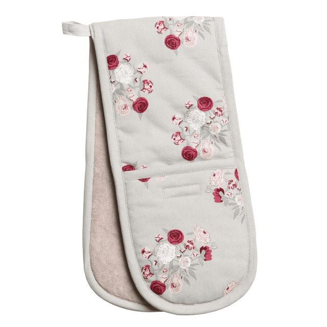 Sophie Allport KC Yellow Sheep Double Oven Gloves
