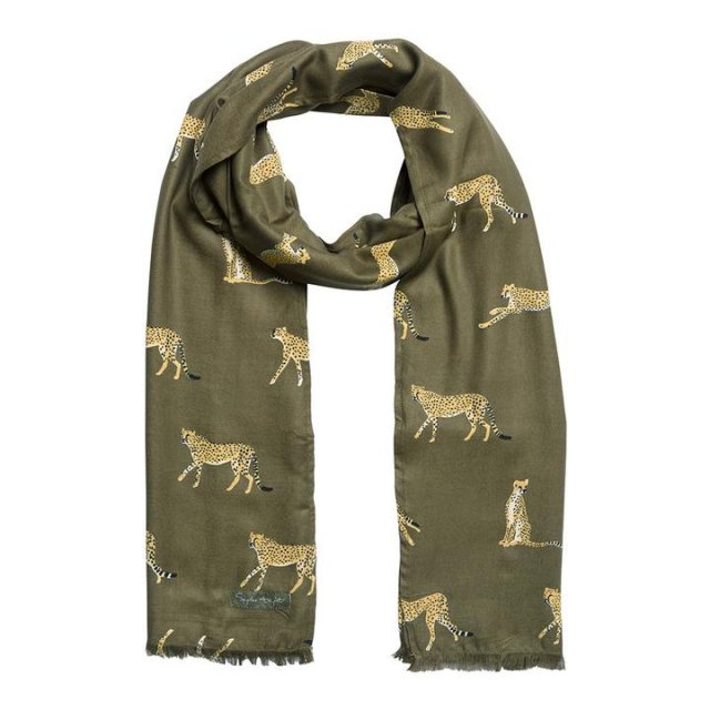 Sophie Allport Sophie Allport Cheetah Printed Scarf