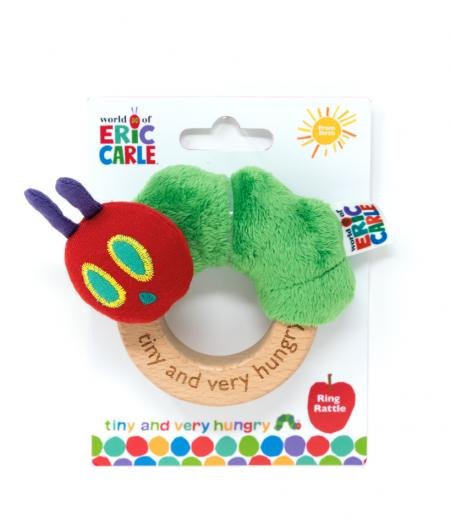 The Very Hungry Caterpillar Tiny Caterpillar Ring Rattle