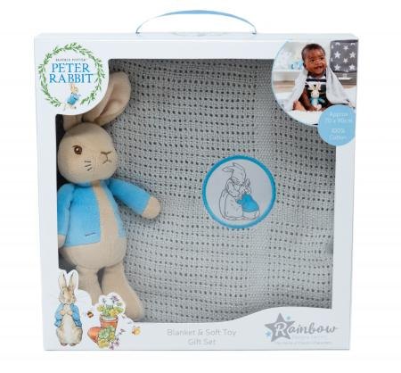 Peter Rabbit™ Peter Rabbit Soft Toy & Blanket Gift Set