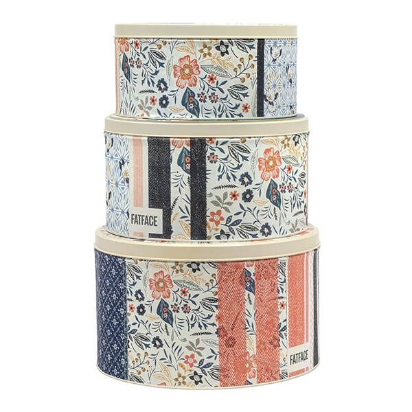 Fat Face Sara Miller Navy Hummingbird Biscuit Barrel