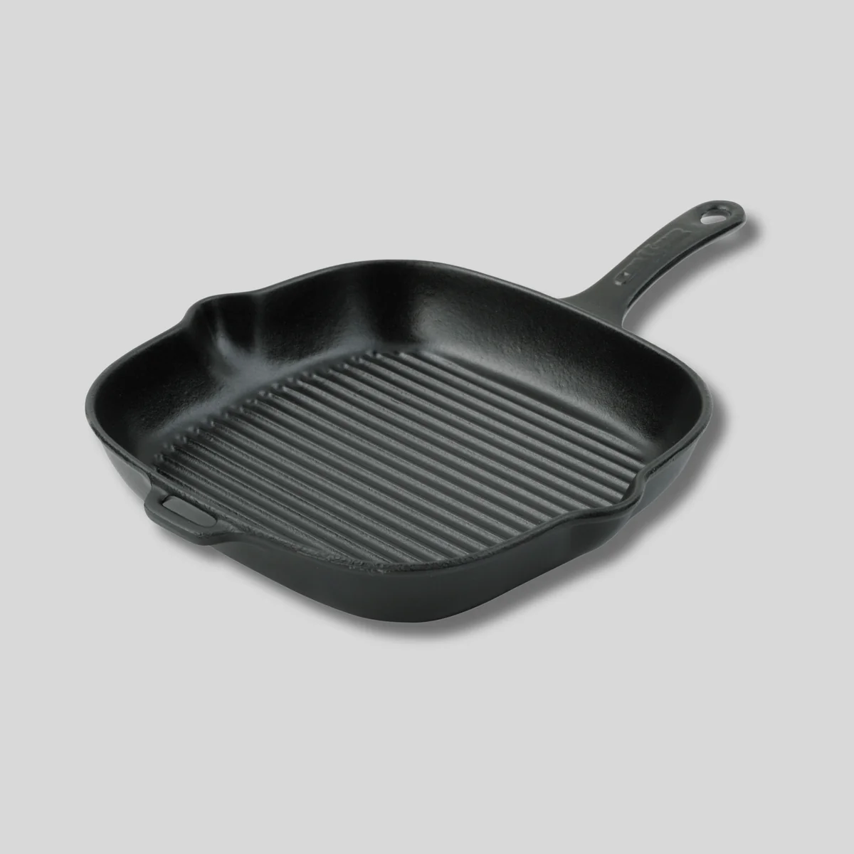 Chasseur Square Grill Pan 26cm - Matt Black