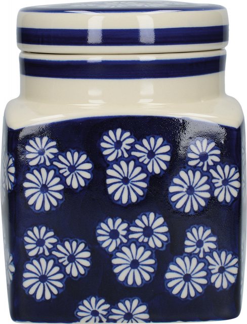 London Pottery Ceramic Canister Small Daisies