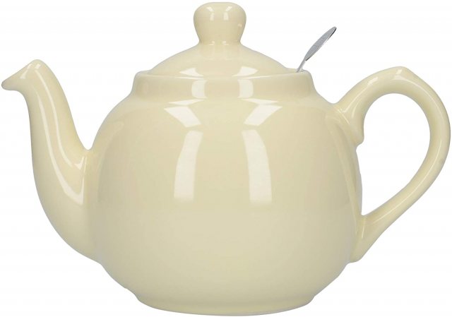 London Pottery London Pottery Ivory Farmhouse Filter Teapot 2 Cup