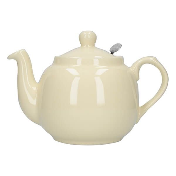 Ivory Farmhouse Filter Teapot