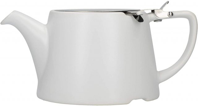 London Pottery London Pottery Satin Blue Oval Filter Teapot 3 Cup