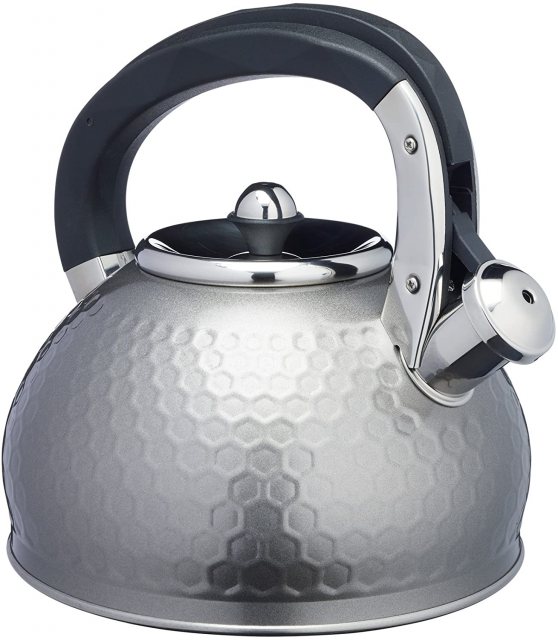 Kitchen Craft Lovello Shadow Grey Whistling Kettle