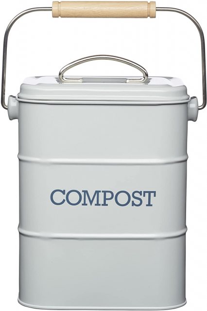 KitchenCraft Compost Bin French Grey