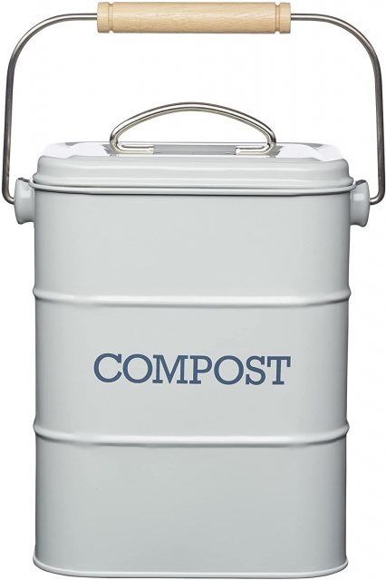 Living Nostalgia French Grey Compost Bin