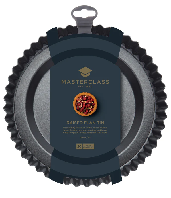 MasterClass MasterClass Non-Stick Raised Flan Tin, 20cm