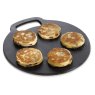 Kitchen Craft Black Cast Iron 27cm Baking Stone