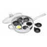 Kitchen Craft Stainless Steel Deep Six Hole Egg Poacher