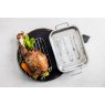 KitchenCraft Stainless Steel Roasting Pan With Rack