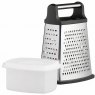 MasterClass Stainless Steel Four Sided Box Grater With Collecting Box