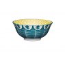 KitchenCraft Leafy Green Print Ceramic Bowl