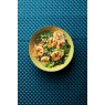 KitchenCraft Leafy Green Print Ceramic Bowl