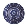 KitchenCraft Blue and White Greek-Style Ceramic Bowl