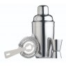BarCraft Stainless Steel 3 Piece Cocktail Set