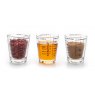 KitchenCraft Glass 5cm Mini Measures