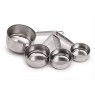 Kitchen Craft Stainless Steel 4pc Measuring Cup Set