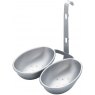 Kitchen Craft Metal Non Stick Twin Egg Poacher