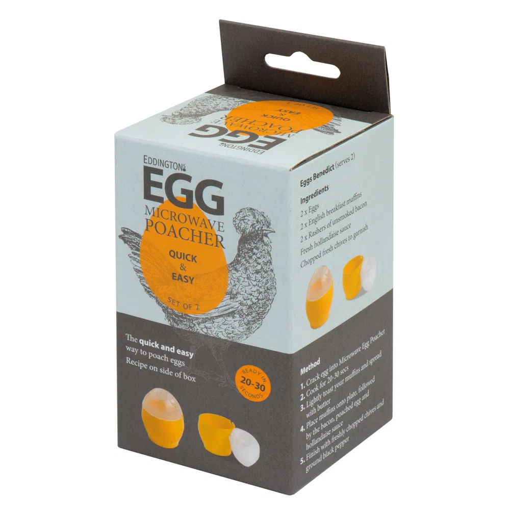Eddingtons Microwave Egg Poacher Set of 2