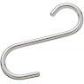 Chrome Plated Hanging S Hooks 80mm