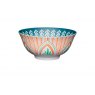 KitchenCraft Mixed Folk Pattern Ceramic Bowl