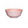 KitchenCraft Red Damask Ceramic Bowl