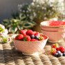 KitchenCraft Red Damask Ceramic Bowl