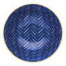 KitchenCraft Leafy Indigo Stoneware Bowl