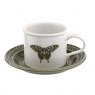 Botanic Garden Harmony Breakfast Cup & Saucer Forest Green