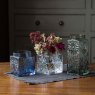 Dartington Crystal Marguerite Clear Square Vase