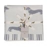 Emily Bond Portmeirion Toll Lambswool Check Throw - Beige / Multicolour