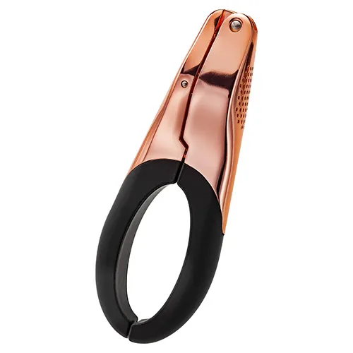 Stellar Soft Touch Copper Contour Garlic Press