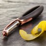 Stellar Soft Touch Copper Swivel Peeler