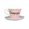Yvonne Ellen Yvonne Ellen Champagne Tea Cup & Saucer