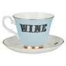 Yvonne Ellen Yvonne Ellen Wine Tea Cup & Saucer