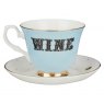 Yvonne Ellen Yvonne Ellen Wine Tea Cup & Saucer