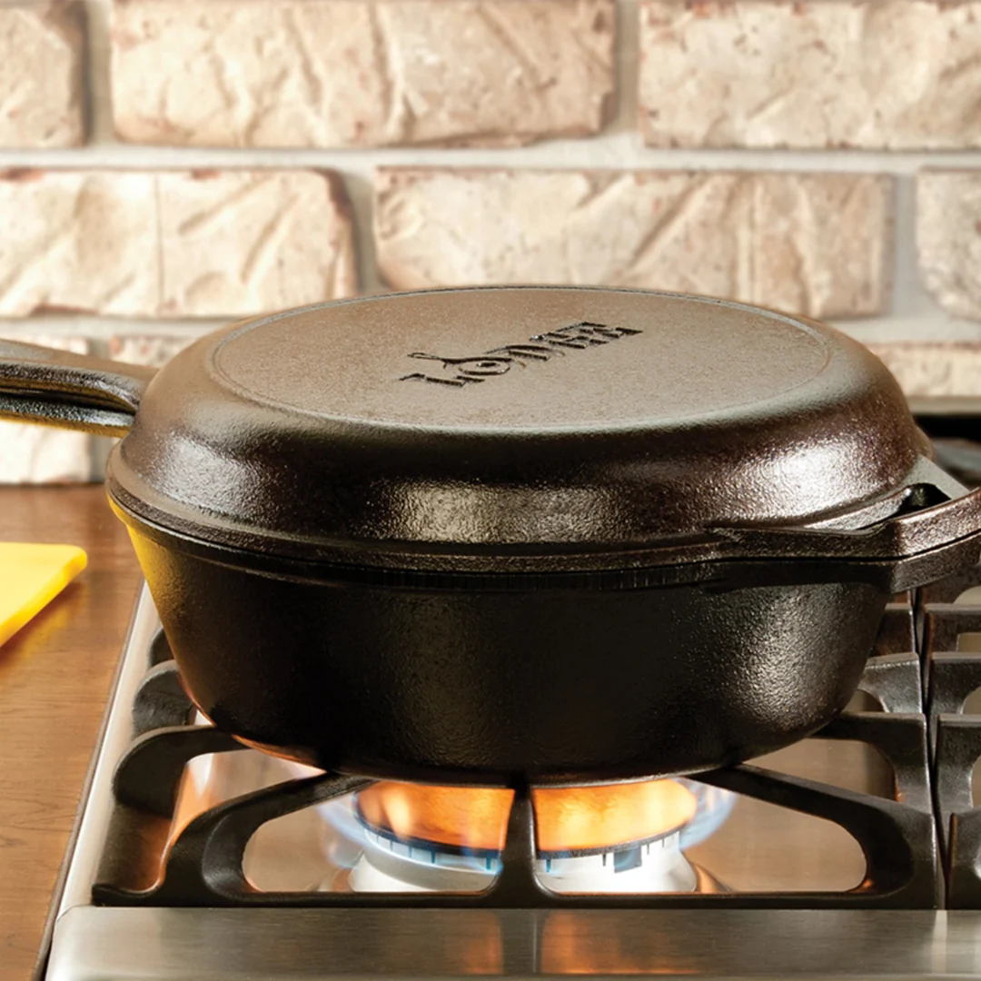 Lodge 3QT Combo Cooker & Skillet Lid